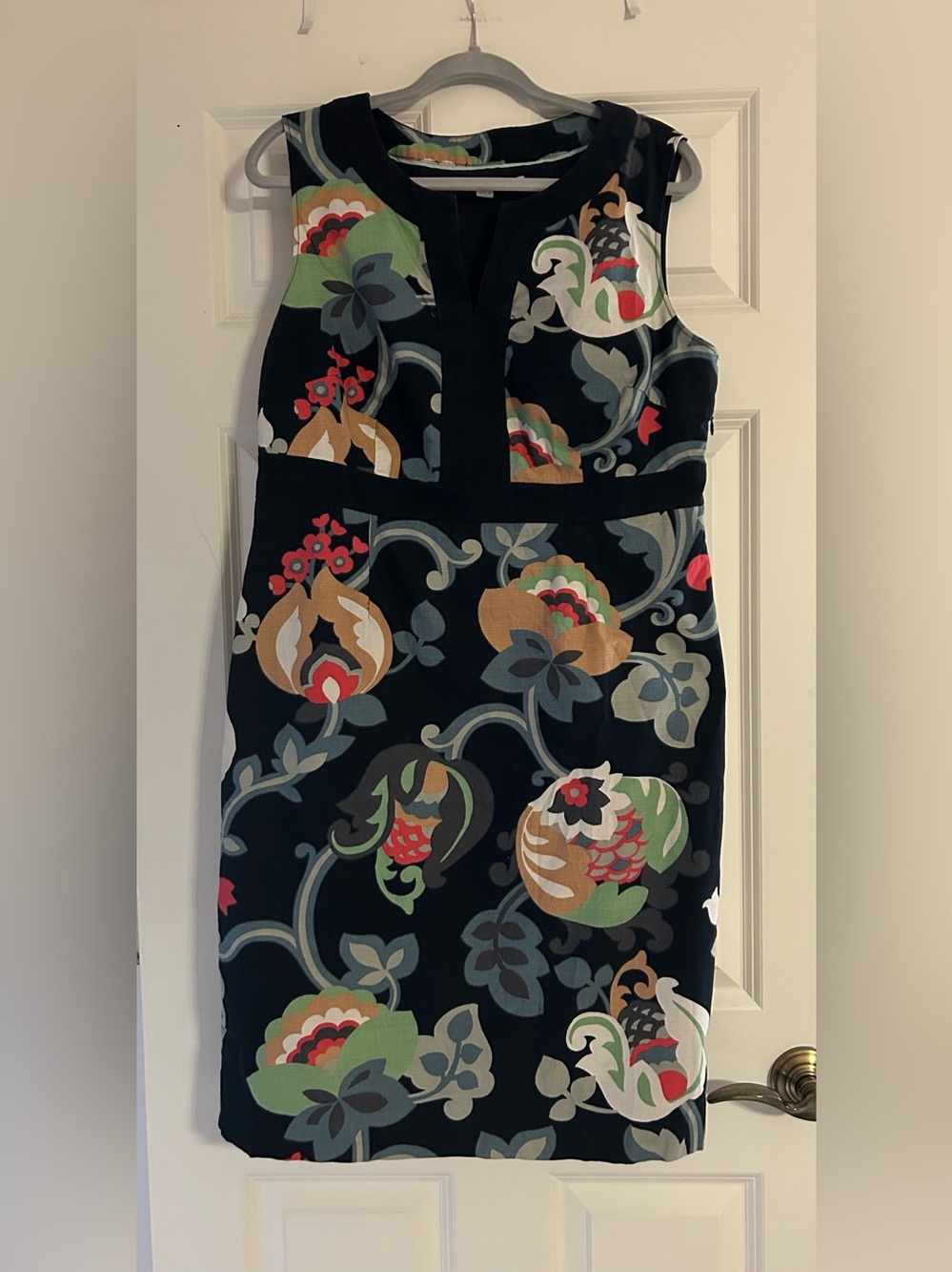 Boden sheath floral dress 12R